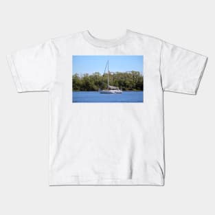 Leisure Time On The Water Kids T-Shirt